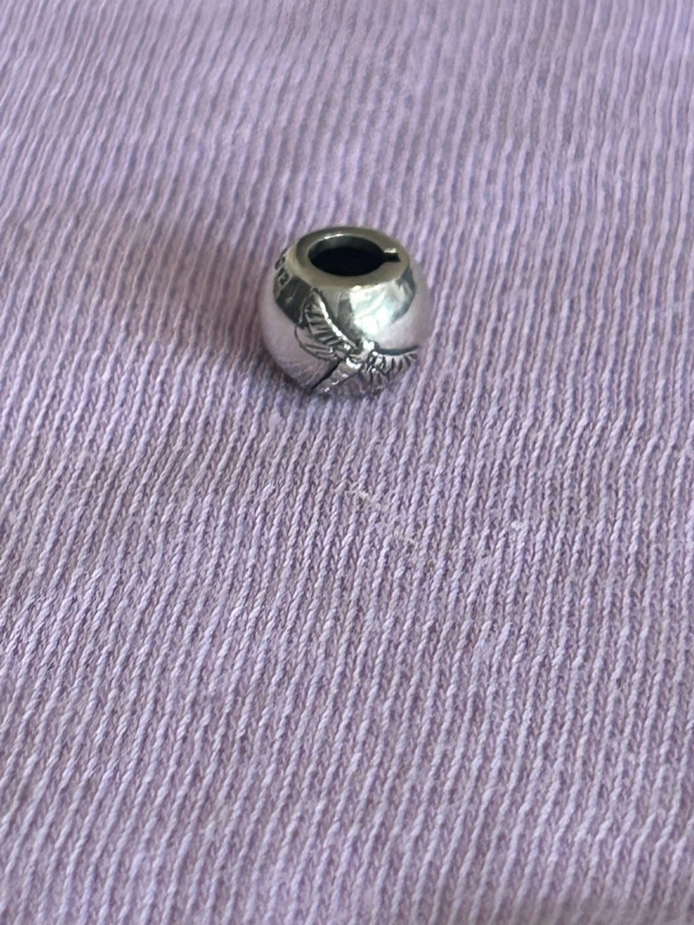 Pandora-style Dragonfly Charm - Sterling Silver